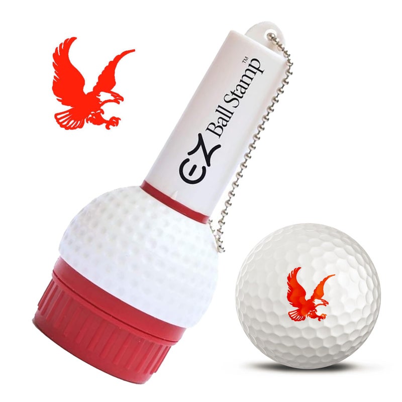 ProMarking EZBallStamp Golf Ball Stamp Marker (Red Eagle) - Image 1